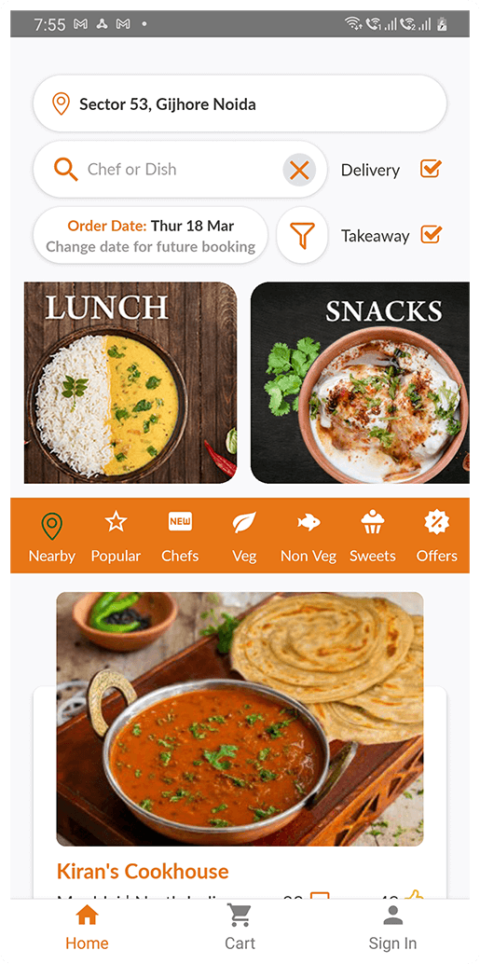 Order Food Online From India's Best Food Delivery App